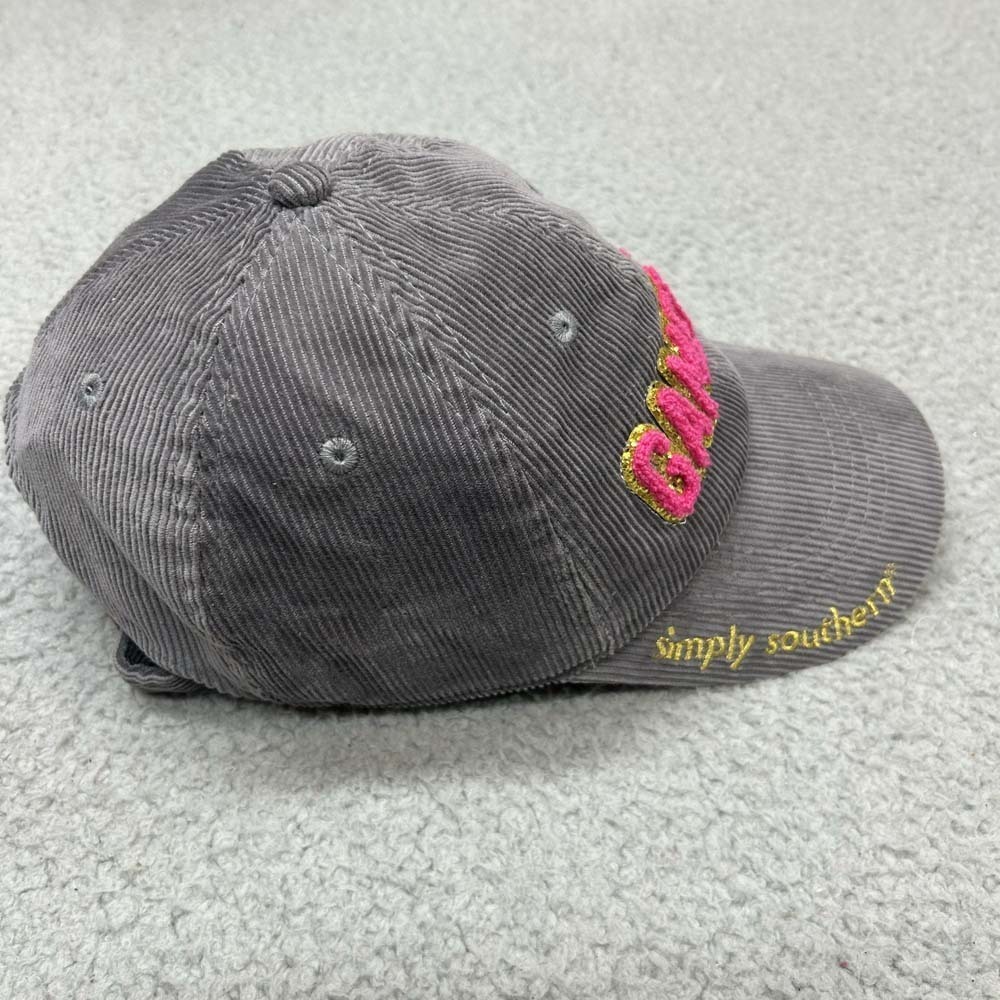 Simply Southern Hat One Size Baseball Cap Gameday Corduroy Preppy - Picture 5 of 11